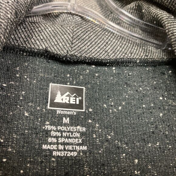 REI Women's Cowl Neck Sweatshirt Size M Gray Drawstring Waist Outdoor - Picture 3 of 5